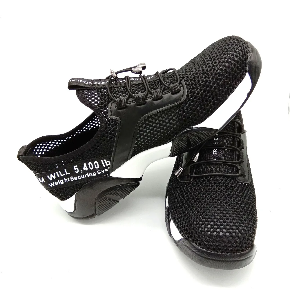 Мужские ботинки со стальным носком DAOKFPO легкие дышащие с защитой от проколов