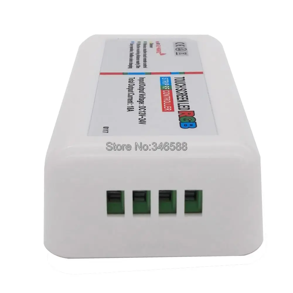 DC 12V 24V 2 4G RGB светодиодный Управление RF Беспроводной сенсорный пульт