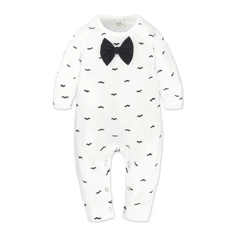 2018 New Born комбинезон для детей с длинным рукавом детская одежда Забавный | Детская