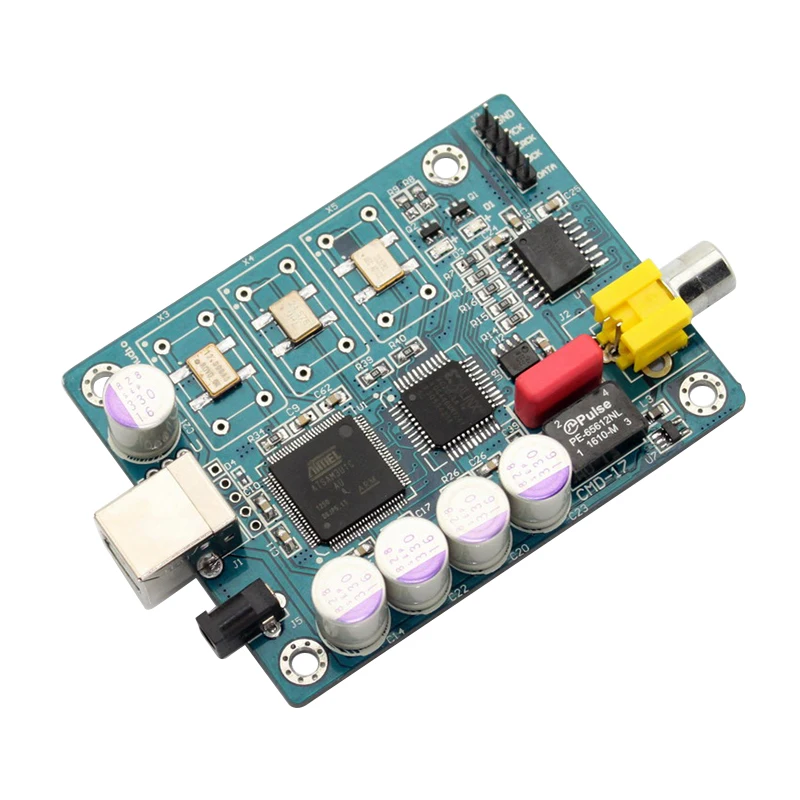 AIYIMA Amanero Usb цифровой интерфейс IIS ATSAM3U1C XC2C64A WM8805 ЦАП Декодер плата коаксиальный ies DSD