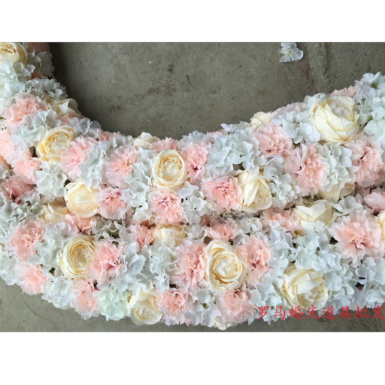 Цветок Свадебный длинный стол центральный Декор Арка Дверь lintel цветок Фотофон