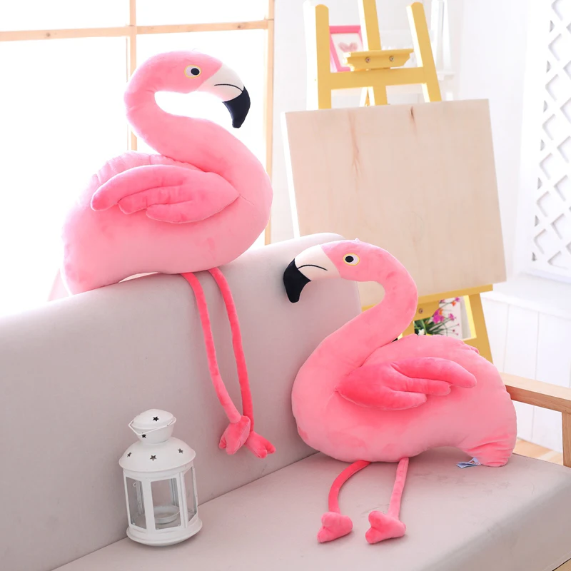 Мягкие плюшевые игрушки фламинго мягкие подушки для детей девочек подарок на