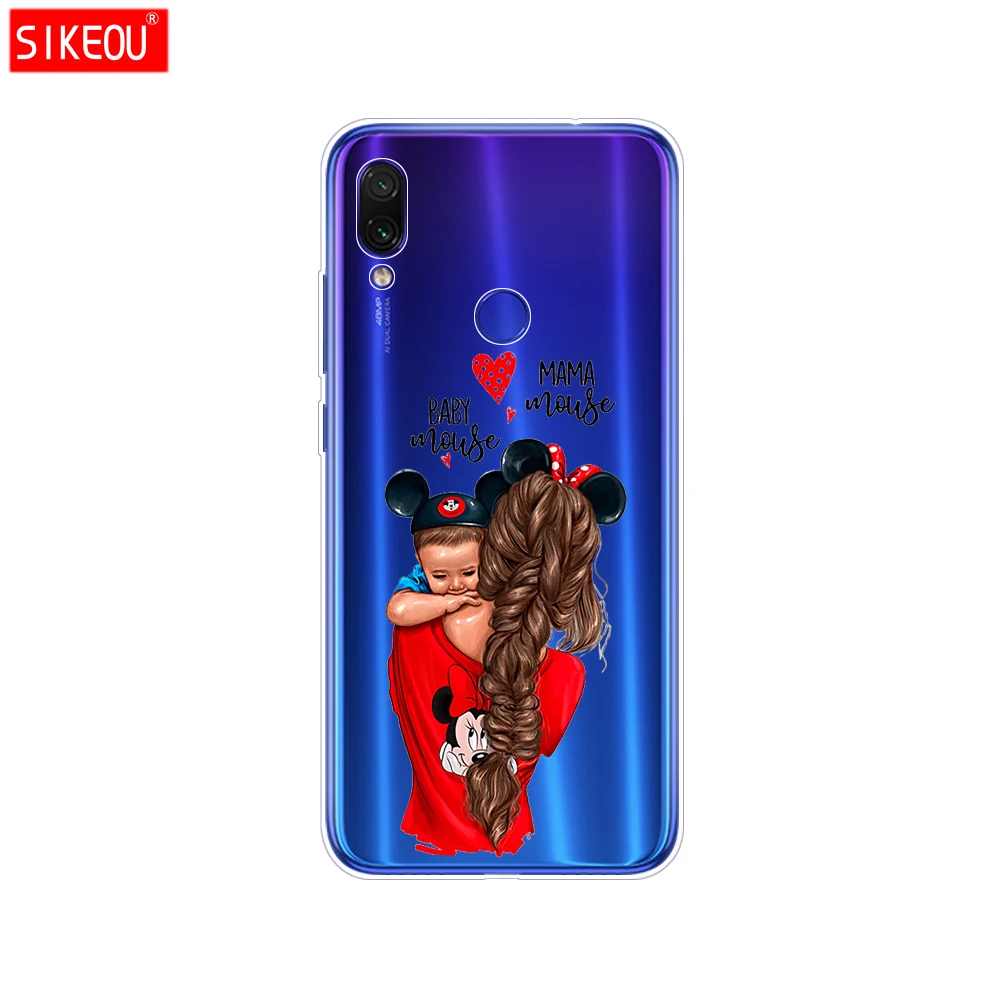 Чехол для redmi 6a 6 K20 pro 7 7a чехол note go xiaomi mi 9 Lite SE 9T мамы девочки и мальчика | Мобильные