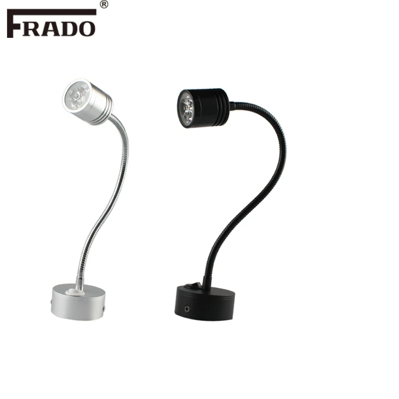 Светодиодная настенная лампа с гибкими шлангами 3 Вт для дома гостиницы