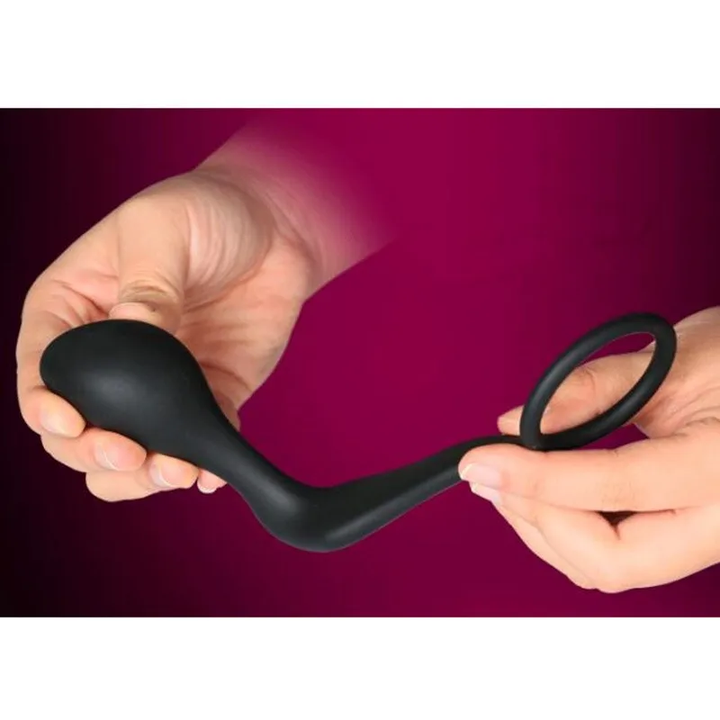 Фантазия силиконовый Мужской Массажер для стимуляции простаты петух кольцо и