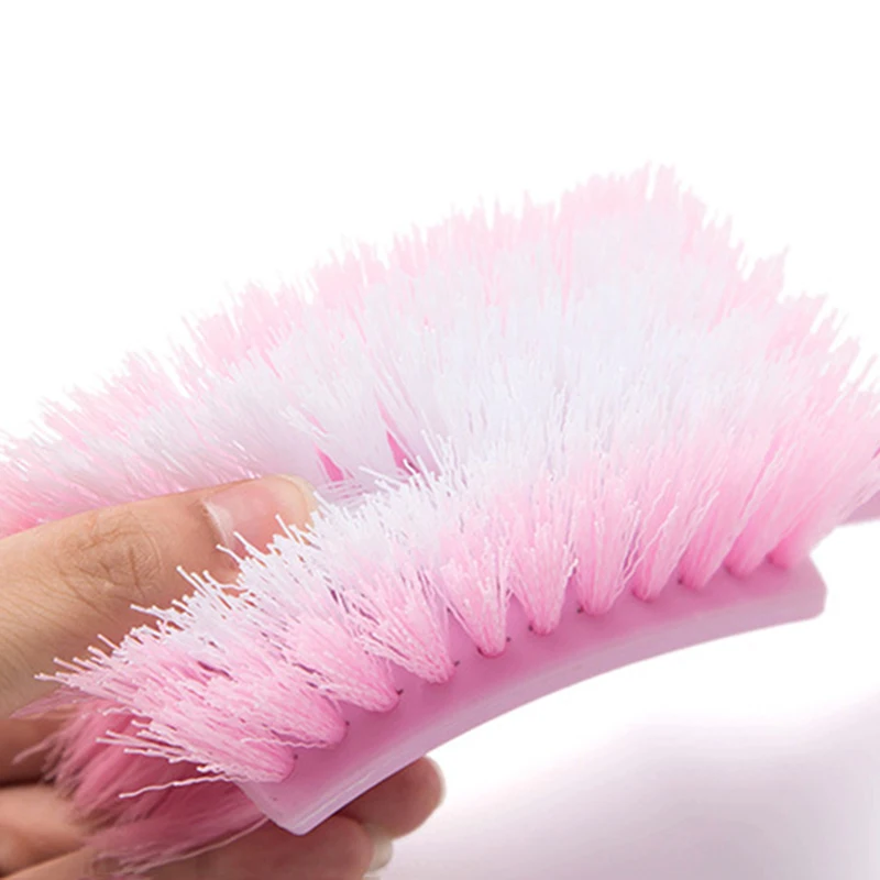 ONEUP портативная двусторонняя щетка для унитаза с длинной пластиковой ручкой