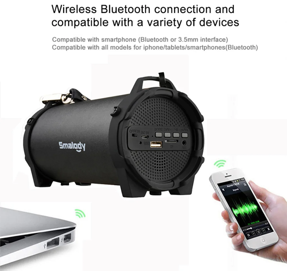 10 Вт Мощность Bluetooth динамик портативный наружный звуковой ящик беспроводной