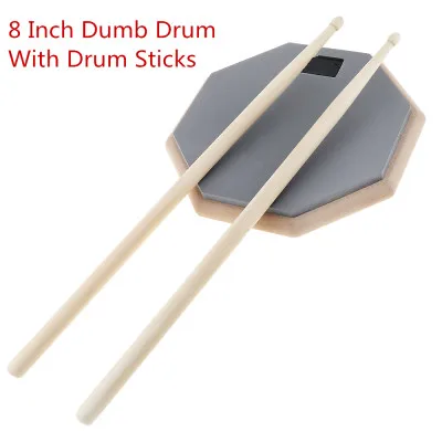 8 inch Style 1 Ударные инструменты 8 дюймов/12 дюймов резиновый деревянный немой барабан тренировочный барабан четыре варианта Музыкальные инструменты - Цвет: 8 inch Style 1