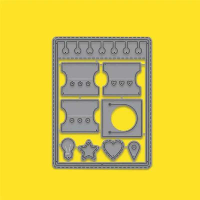 Eastshape метка Звезда Любовь металла резки Скрапбукинг сердце для ремесленный