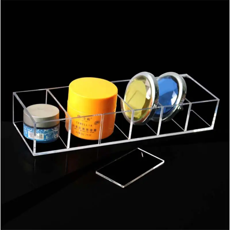 Acrylic Cosmetics Makeup Organizer Show Shelf Rack Durable Desk Nail Polish Lipstick Storage Box | Дом и сад