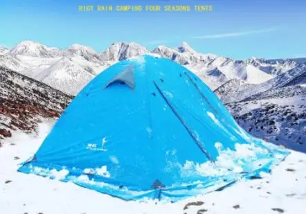 FLYTOP 2-3 человека 2 слоя алюминиевый полюс ветрозащитный Водонепроницаемый Туризм путешествия пляж Рыбалка Открытый Кемпинг зима снег палатка типа «юбка»