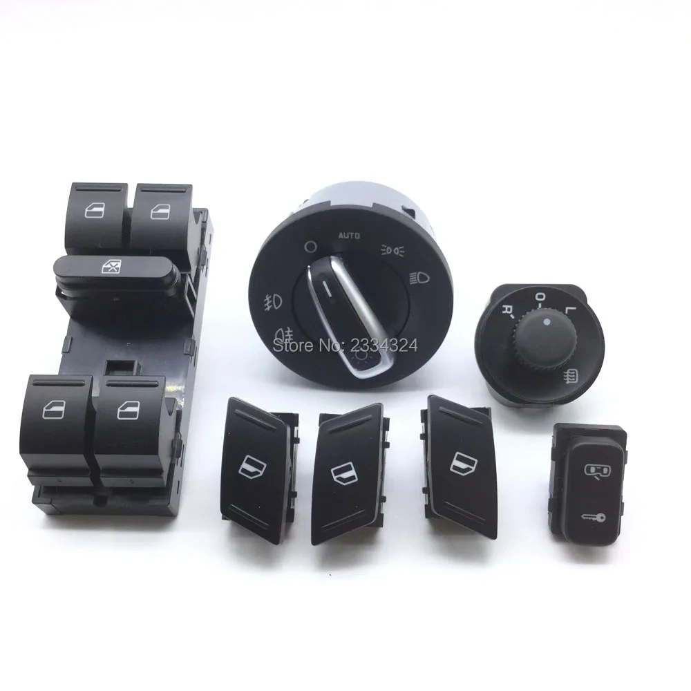 Для SKODA Octavia MK2 Yeti переключатель управления дверным зеркалом 1Z0962125A 1Z0959858B 1Z0 959 856 855