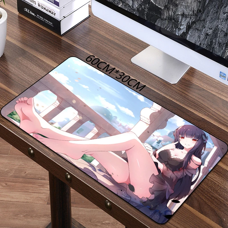 FFFAS Большой 60x30 см офисный коврик для мыши Коврик для Мыши Pad Игры Геймер игровая игровые коврики и чехлы Compute аниме накладка на стол для планшетного компьютера Тетрадь