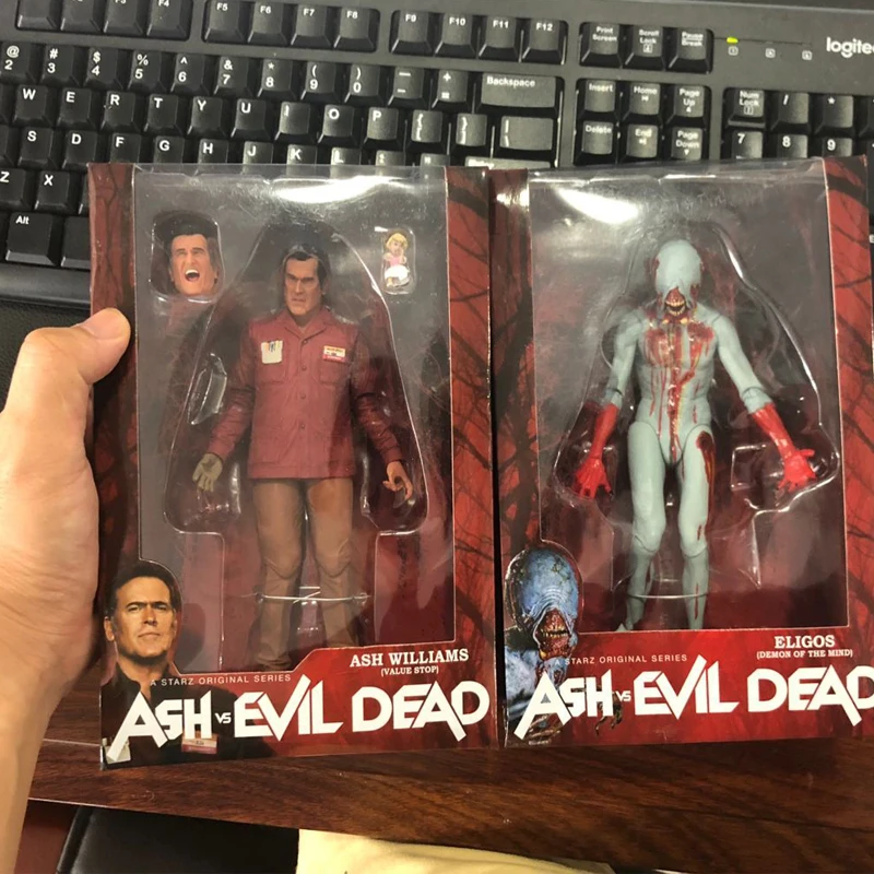 NECA Ash vs evil dead персонаж пепел Вильямс и элиго 16 см BJD Суставы подвижные ПВХ Фигурки игрушки