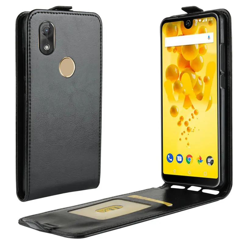 Флип чехол WIERSS для wiko view 2 view2 кожаный Pro Ретро Чехол кошелек Кожаные чехлы
