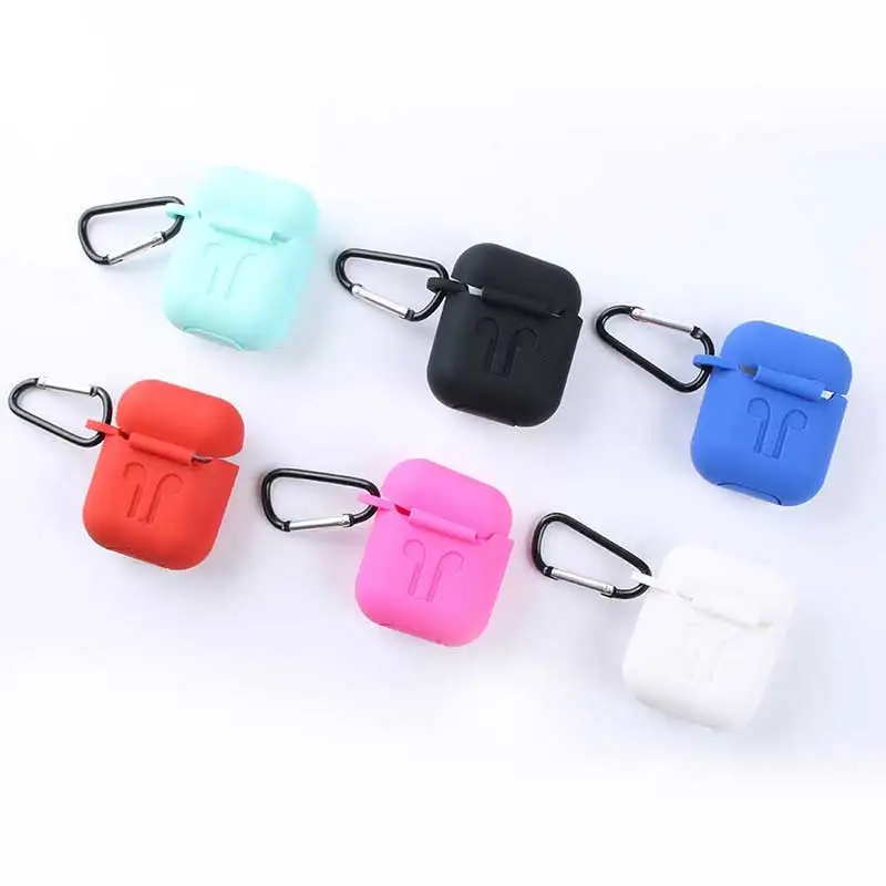 Наушники силиконовый чехол для AirPods защитный противоударный чехол Earpods чехол для Apple наушники для Airpod чехол Аксессуары