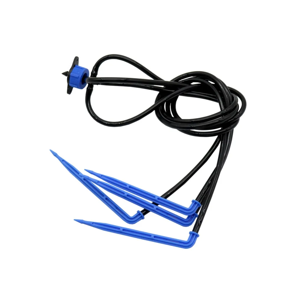 Тепличного орошения Системы Наборы 4 полосная стрелка капельница 8L/4L постоянный