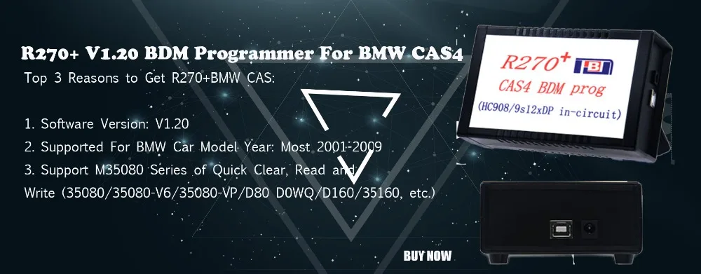 Самый дешевый R270 + V1.20 BDM программатор для CAS4 автомобильный ключевой Бесплатная