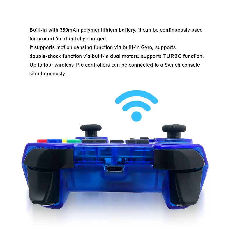 Link Face Bluetooth беспроводной переключатель Pro контроллер Джойстик Нинтендо консоль