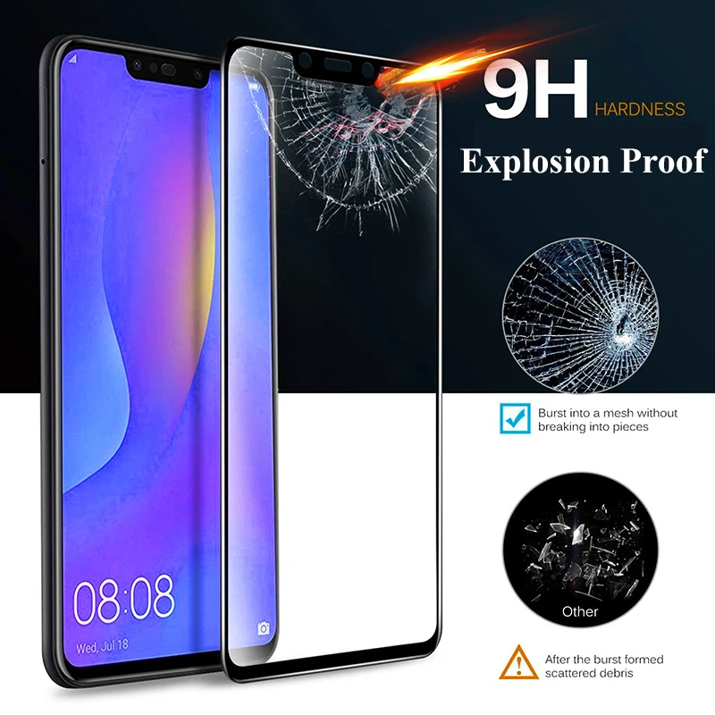 Закаленное стекло для huawei nova 3i Защитное huwai 3 i 2 2i s plus 4 huavei navo i3 i2 s2 plus2 защита