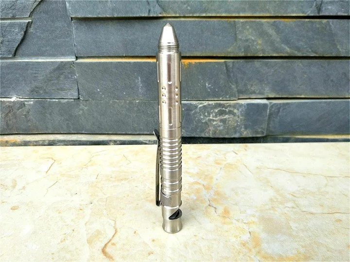 Тактическая ручка для самообороны EDC, наружный, многофункциональный портативный Противоскользящий свисток из нержавеющей стали, Подарочная коробка, инструмент для выживания