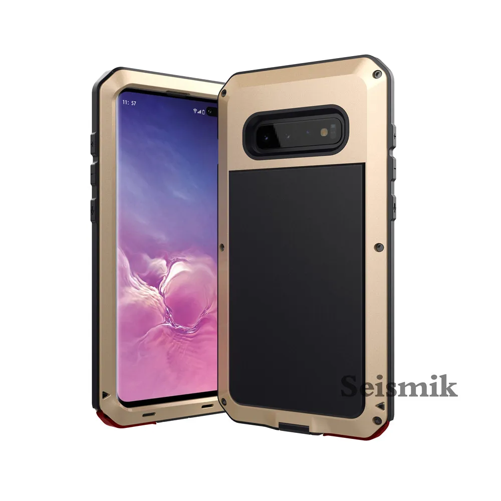 Роскошный Doom сверхпрочный защитный чехол S10 S10Plus NOTE 9 металлический чехол противоударный чехол для samsung S8 S8plus Note8 S9 S9Plus чехол