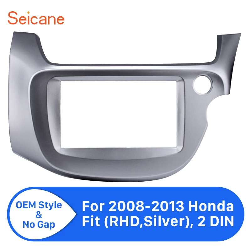 Автомобильная аудиопанель Seicane OEM 2 Din стерео рама панель для Honda 2008 2009 2010 2011 2013
