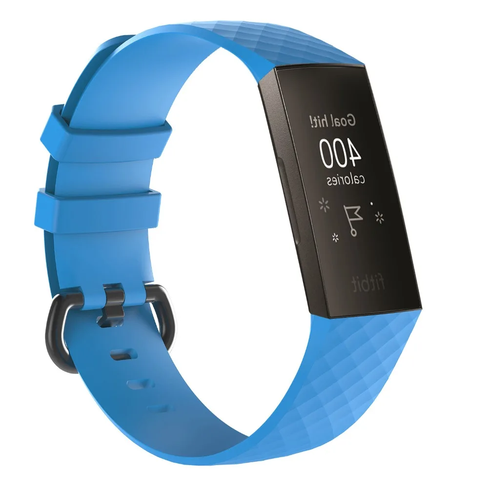 Ремешок для часов Fitbit Charge 3 прочный кожаный браслет подходит Bit аксессуары