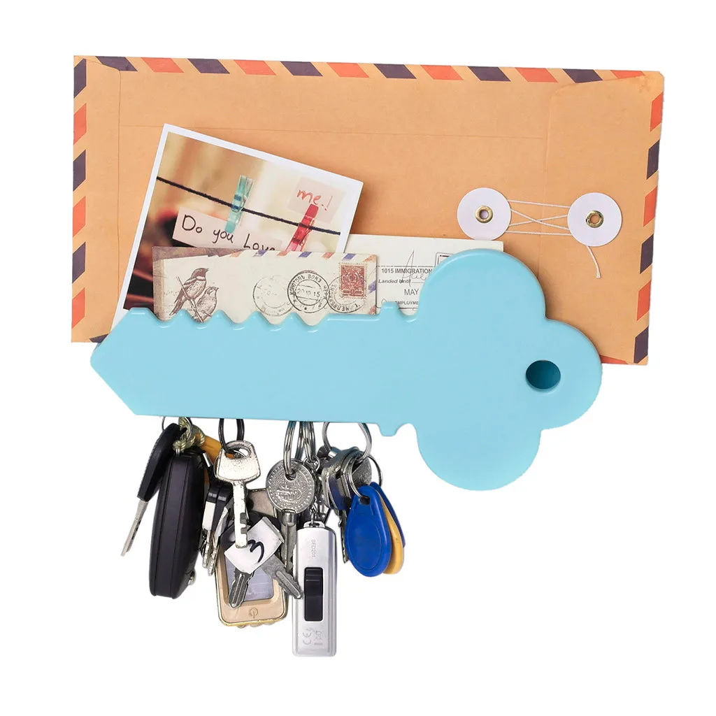 Магнитная подставка для ключей Органайзер в форме ключа декоративное украшение