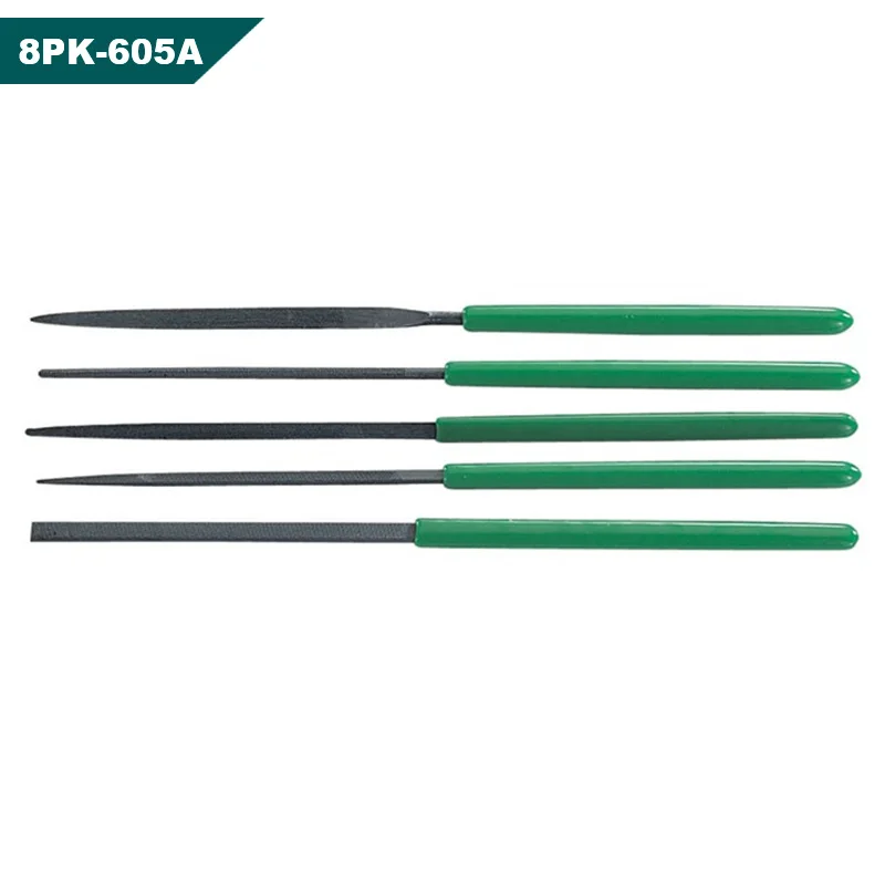 Pro'skit 8PK-605A 8PK-605L 5 шт. набор надфилей Precision скрежет группа высококлассных металлических Стекло камень ювелирные изделия резьба по дереву Craft - Цвет: 8PK-605A