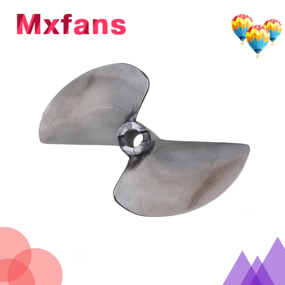 Mxfans 478/2 RC Алюминиевый Пропеллер два отверстия для листьев 6 35 мм диаметр 78