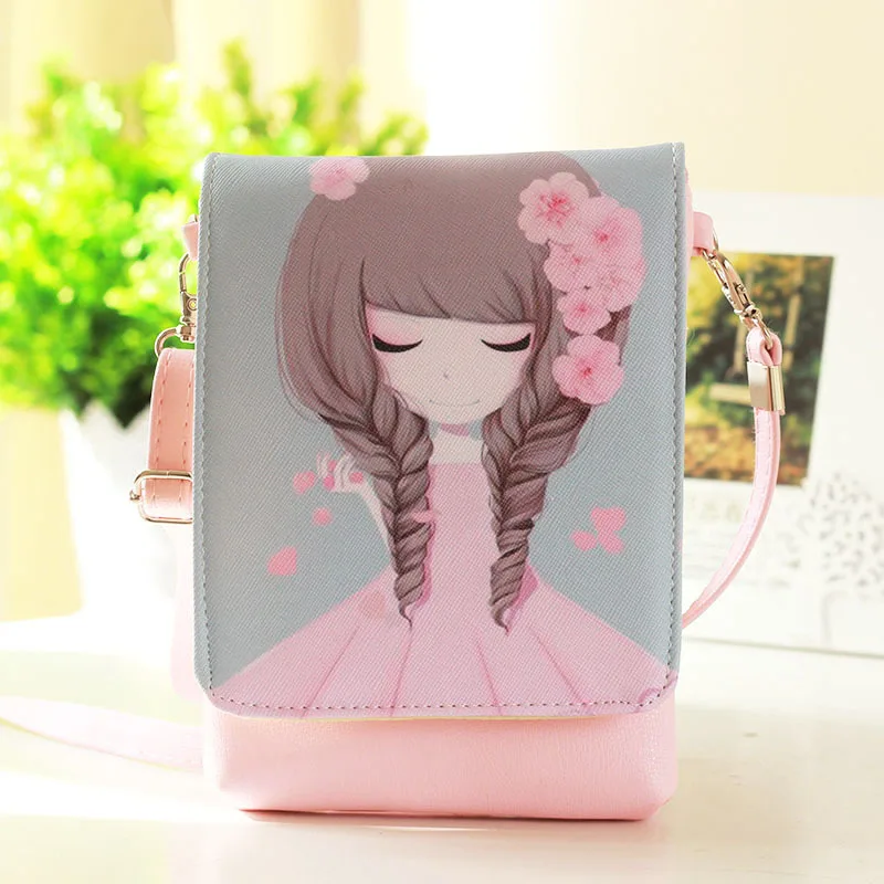 Женский кошелек-органайзер из ПУ кожи с мультяшным принтом | Багаж и сумки