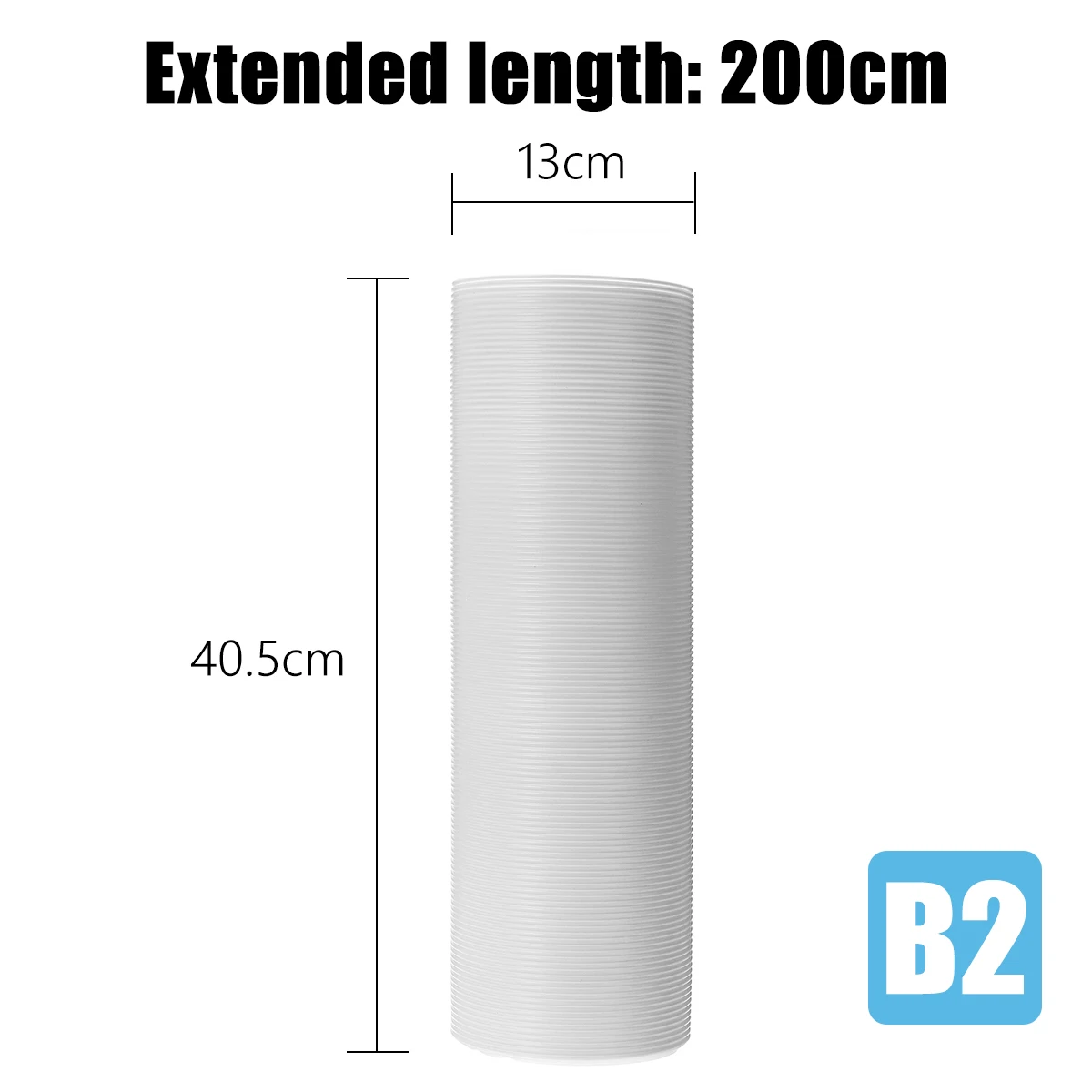 DIA13cm 200cm Hose Портативный кондиционер аксессуары оконная плита двери/окна уплотнение ткань адаптер выхлопной трубы шланга кондиционер запчасти - Цвет: DIA13cm 200cm Hose