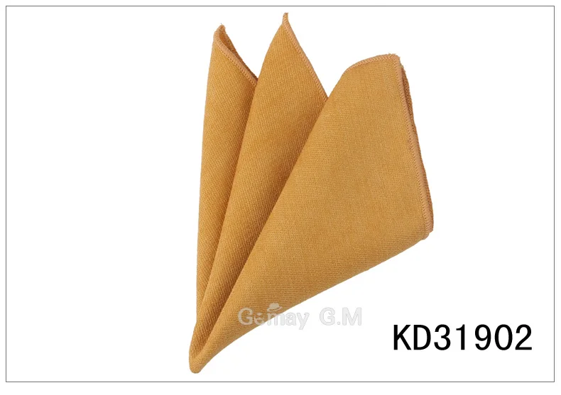 KD31902 Однотонные хлопковые карманные квадратные мужские костюмы, мужские носовые платки, повседневный костюм, квадратные носовые платки, полотенца, вечерние шарфы - Цвет: KD31902