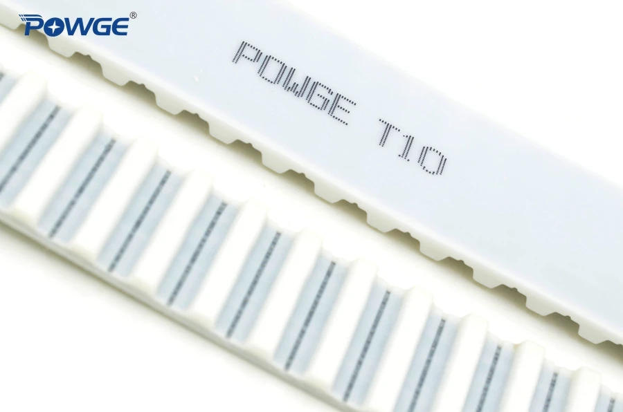 POWGE трапециевидная искусственная T10 зубчатый ремень высокое качество, ширина 15/20/25/30/40/50 мм полиуретан, сталь T10-15 T10-20 T10-25 открытый ремень ГРМ