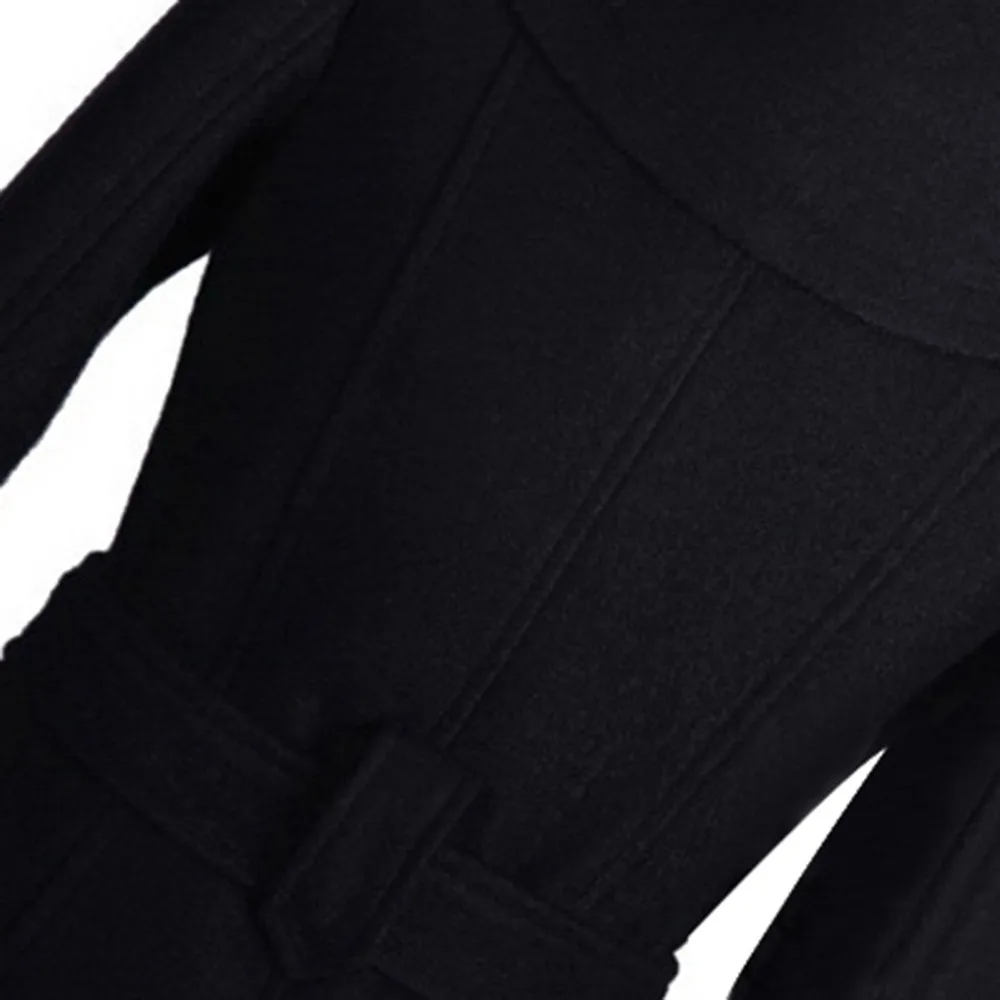 Casaco Feminino, женская модная свободная зимняя теплая куртка на пуговицах с длинным рукавом, пальто с поясом, Manteau Femme Hiver