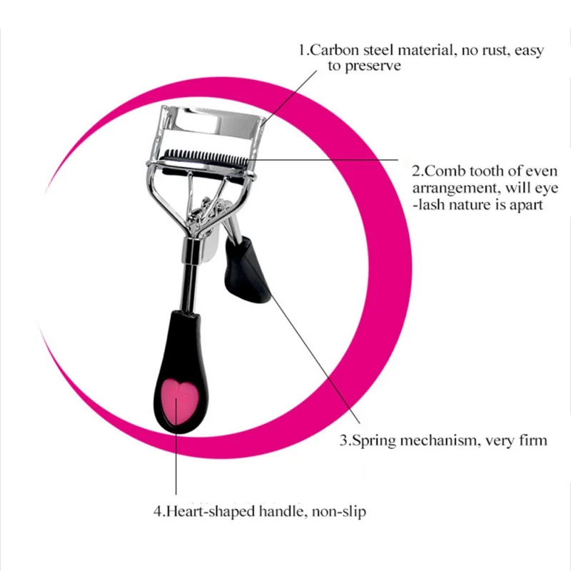 Pro Eyelash Curler Nature Refill Curl Eye Lash Cosmetic Make Up Eyelashes Curling Lashes | Красота и здоровье