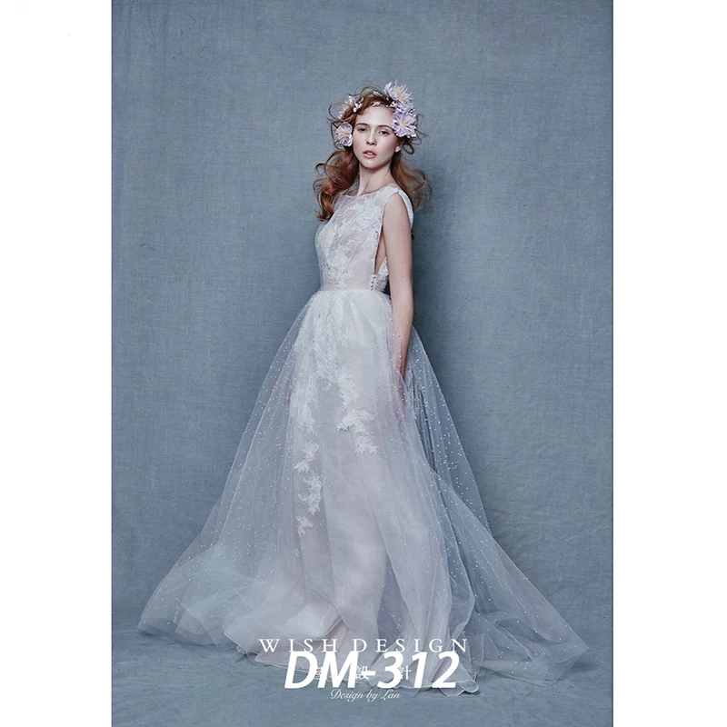

DAWNKNOW Pro Dyed Muslin Grey Backdrops for photo studio old master painting Vintage photography background Customized DM312