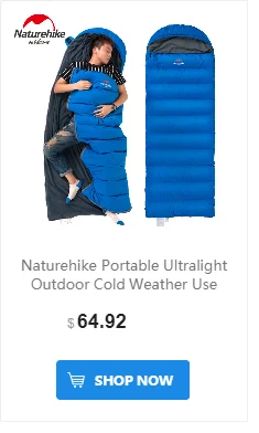 NatureHike 190x75 см, мини, летний, теплый, Погодный, открытый, для природы, кемпинга, туризма, альпинизма, Сверхлегкий конверт, хлопковый спальный мешок