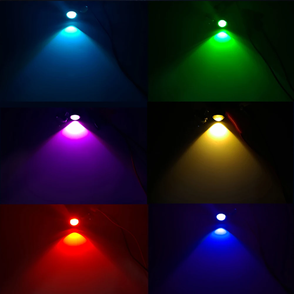 Дневные ходовые огни LVTUSI светодиодные высокой яркости для автомобиля 18 мм