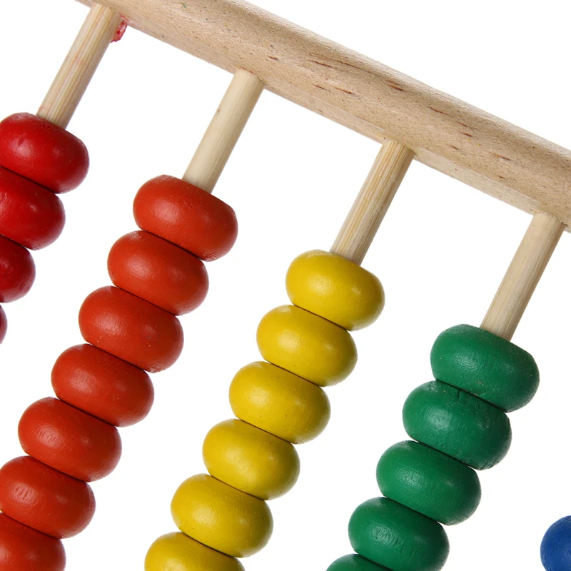 Мини Деревянные Abacus дети ранняя Математика обучающая игрушка цифры подсчет