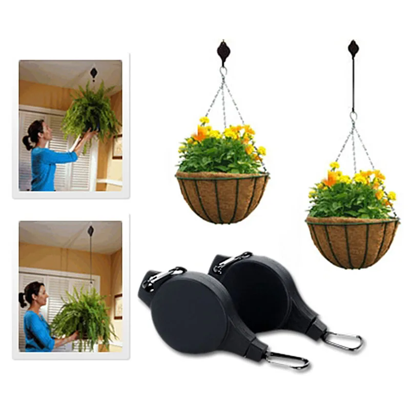 Imixlot модные креативные 2 шт./компл. черный легко достигаемый цветочный горшок