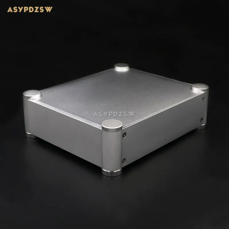 2106T полный алюминиевый закругленный корпус AMP чехол предусилитель шасси DAC/PSU box 210*76*250