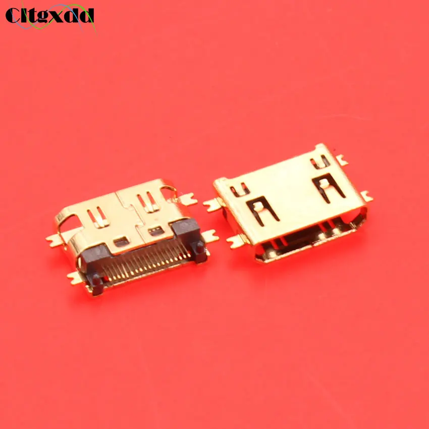 Cltgxdd 19-контактный гнездовой разъем HDMI с покрытием из меди тонущие пластины 8 5 мм