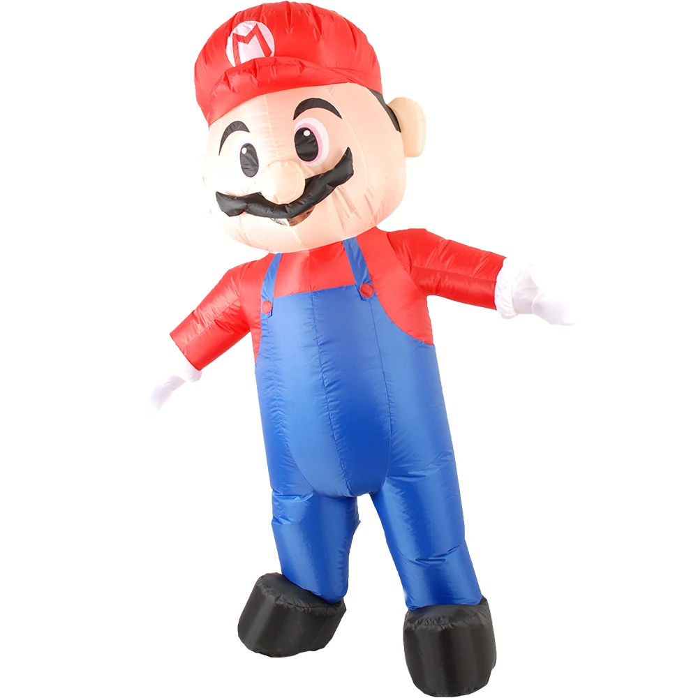 Надувной костюм для взрослых Super Mario Bros костюмы нарядное платье маскарадный