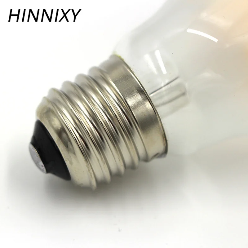 Hinnixy Светодиодная лампа накаливания матовая E27 стеклянная Эдисона с регулируемой