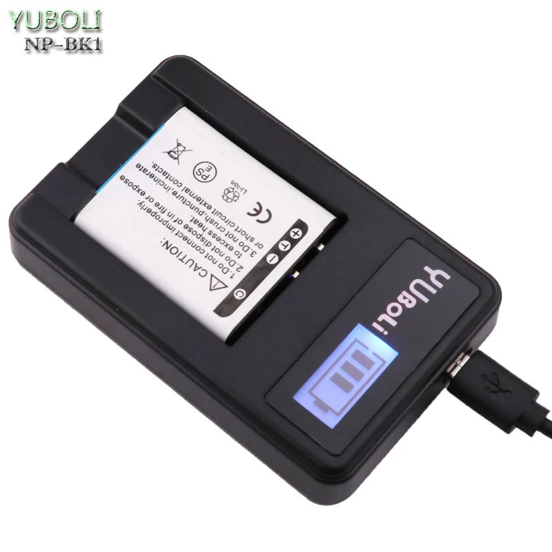 NP-BK1 NPBK1 NP BK1 Камера Батарея + ЖК-дисплей USB Зарядное устройство для Sony S750 S780 S950 S980 W190