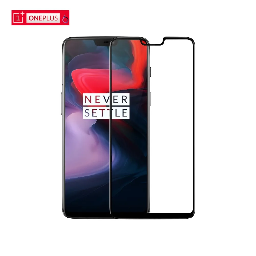 OnePlus 6T 3D закаленное стекло Защита экрана Origina черное полное покрытие Защитная