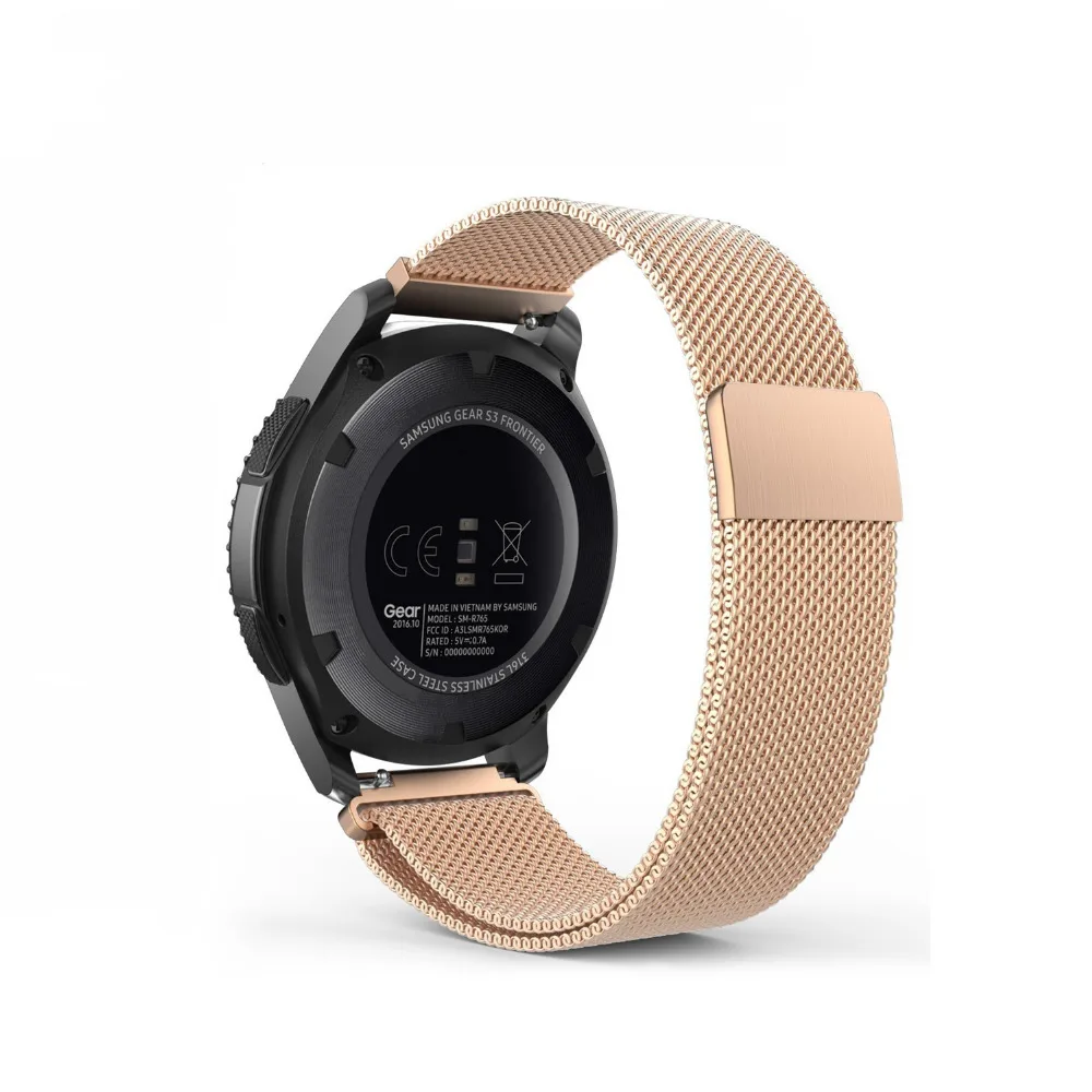 Нержавеющая сталь band для samsung gear s3 frontier/классический ремешок часов Миланская