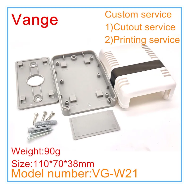 1pcs/lot electronics enclosure project box 110*70*38mm ABS case plastic junction apparatus for router transducer product | Обустройство